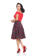 Load image into Gallery viewer, Sweet Cherry Cha Cha Tier Skirt- SIZE 12 LAST ONE!
