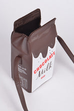 Load image into Gallery viewer, Chocolate Milk Carton Purse
