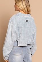 Load image into Gallery viewer, Andi Baby Blue Cropped Jacket
