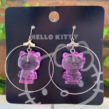 Load image into Gallery viewer, Hello Kitty 3D Kitty Hoop Earrings

