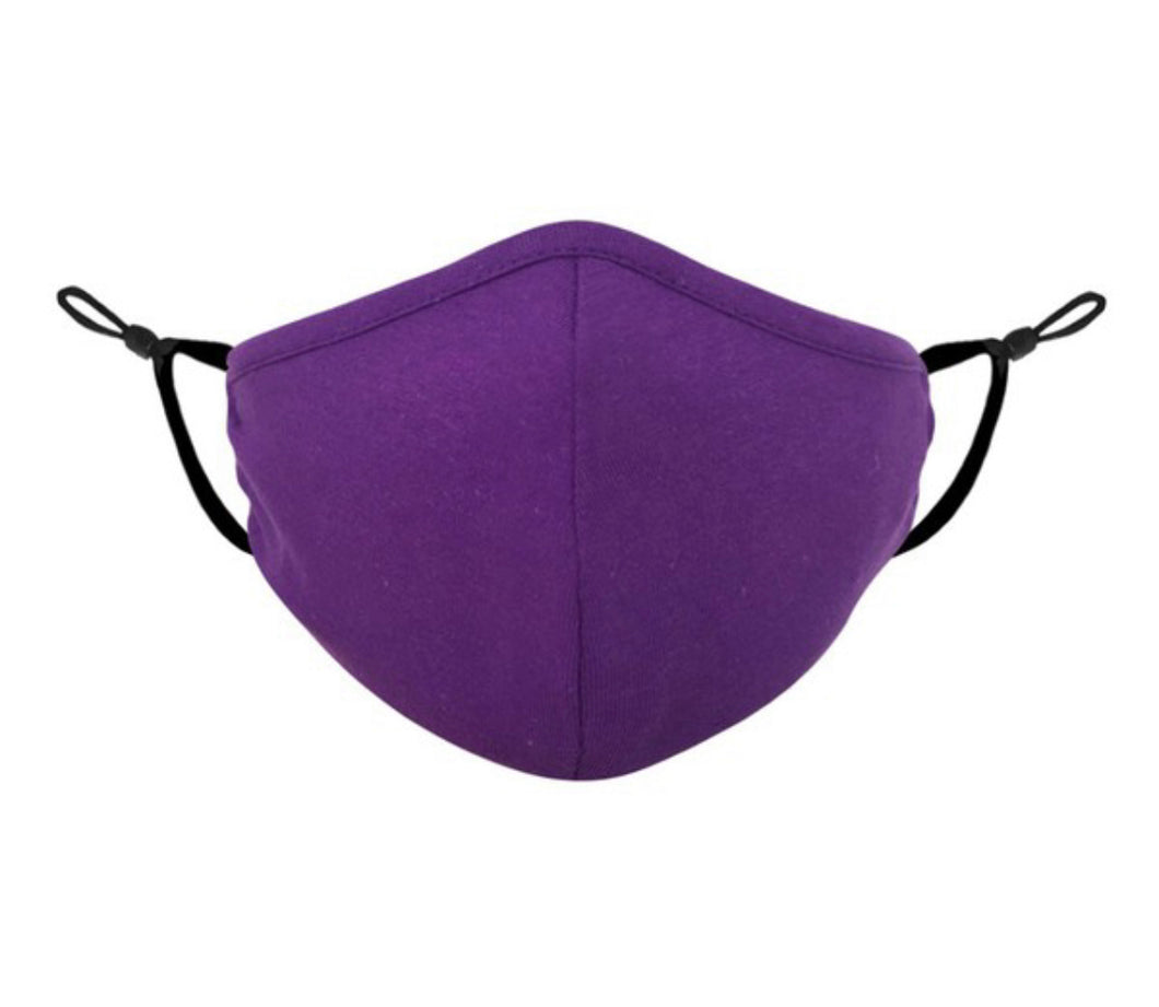 Purple Cotton Mask