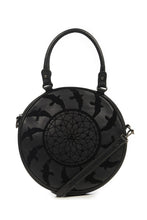 Load image into Gallery viewer, Mandala and Ravens Round Purse
