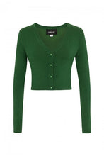 Load image into Gallery viewer, Kimberly Green Knitted Bolero Cardigan
