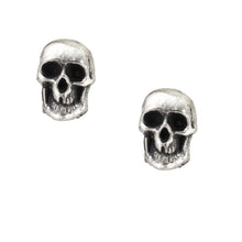 Load image into Gallery viewer, Death Skull Stud Earrings
