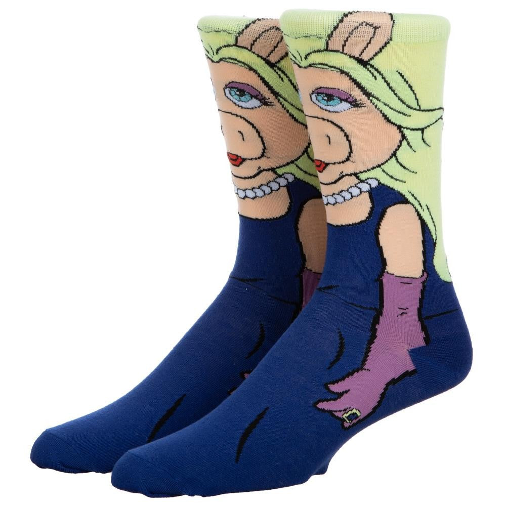 The Muppets Miss Piggy Character Socks