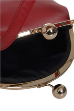 Load image into Gallery viewer, Red Elegant Daytime Kisslock Handbag
