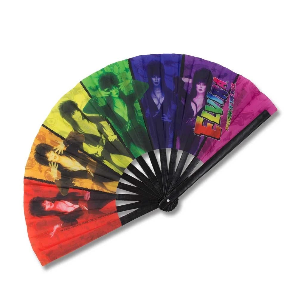 Elvira Rainbow Xtra Large Hand Fan