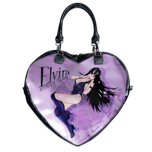 Elvira Purple Heart Purse