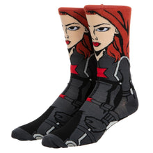 Load image into Gallery viewer, Black Widow Character Socks
