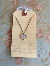 Load image into Gallery viewer, Enamel &quot;love&quot; Heart Charm Necklace
