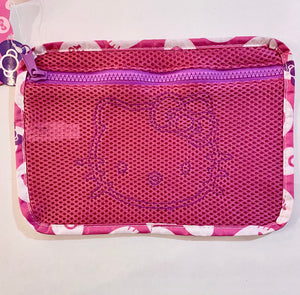 Hello Kitty Mesh Pencil Bags Set of 2
