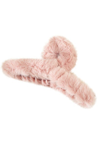Fluffy Faux Fur Hair Claw Clip- More Colors Available!