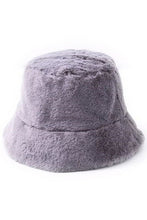 Load image into Gallery viewer, Torie Faux Fur Bucket Hat- More Colors Available!
