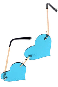 Heart Eyes on Fire Detail Fashion Sunglasses- 6 Colors Available