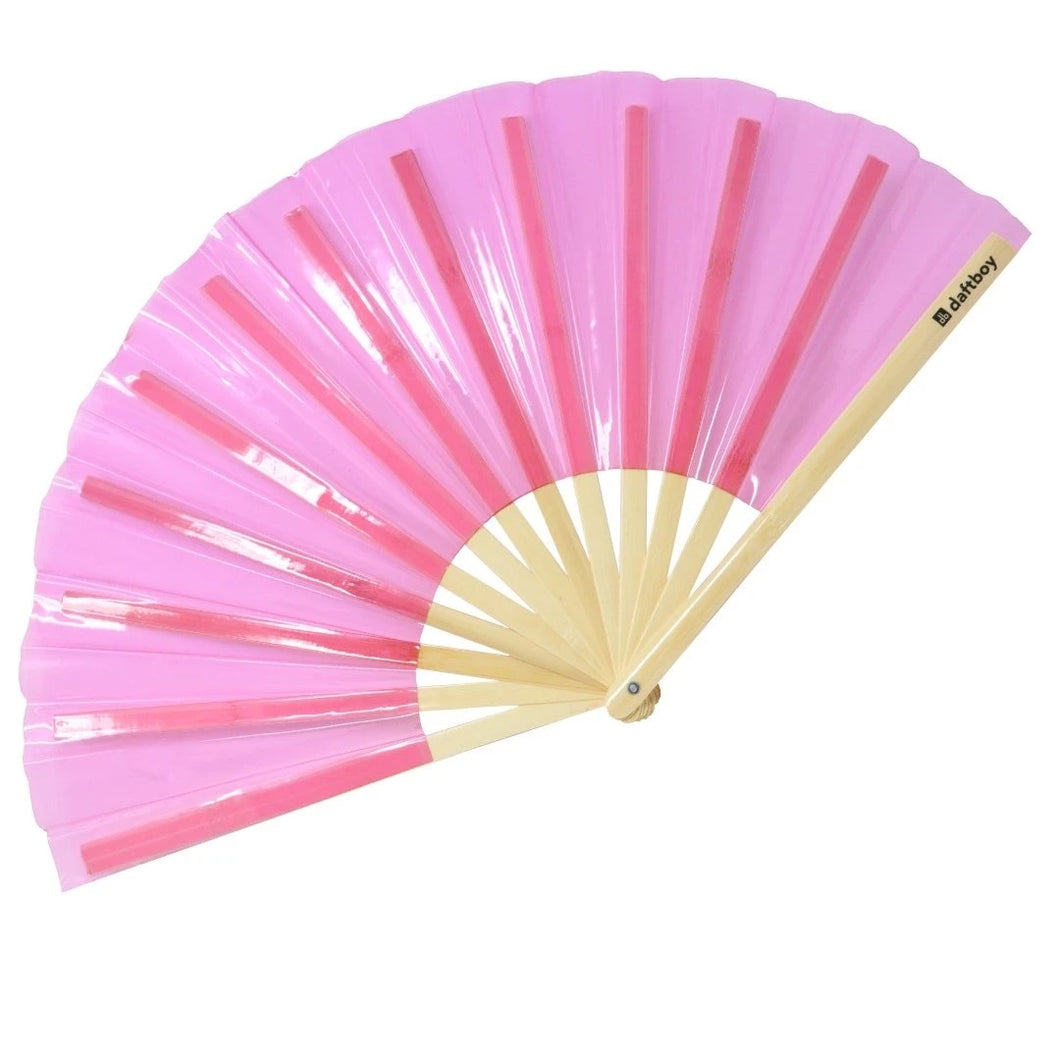 Hi-Lite Pink Fan Xtra Large Hand Fan