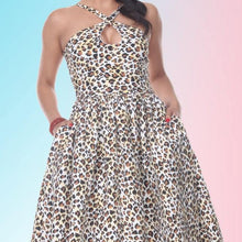 Load image into Gallery viewer, Leopard Print Frida Dress- LAST ONE!
