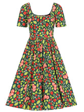 Load image into Gallery viewer, Giada Strawberry Patch Swing Dress
