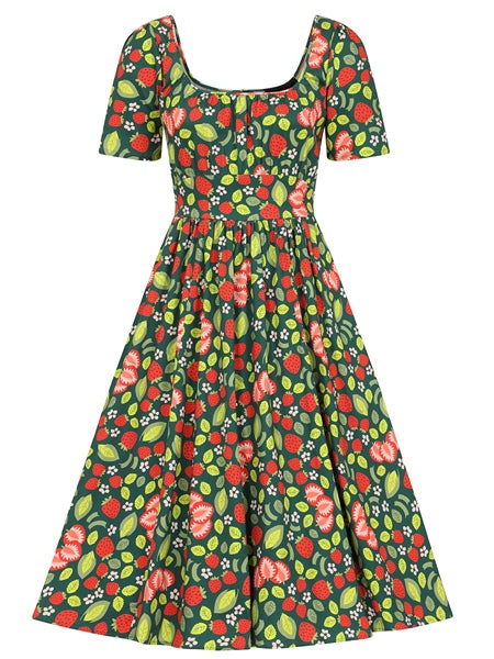 Giada Strawberry Patch Swing Dress Pink House Boutique Giada Strawberry Patch Swing Dress Pink House Boutique