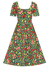 Load image into Gallery viewer, Giada Strawberry Patch Swing Dress
