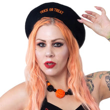 Load image into Gallery viewer, Trick or Treat Pumpkin Beret
