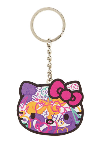 hello ktty graffiti key chain