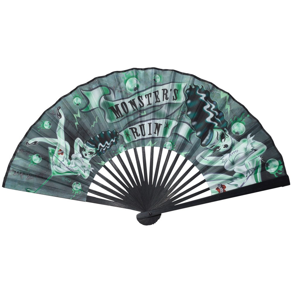 Monster's Ruin Hand Fan – Pink House Boutique