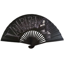 Load image into Gallery viewer, Vampira Coffin Hand Fan
