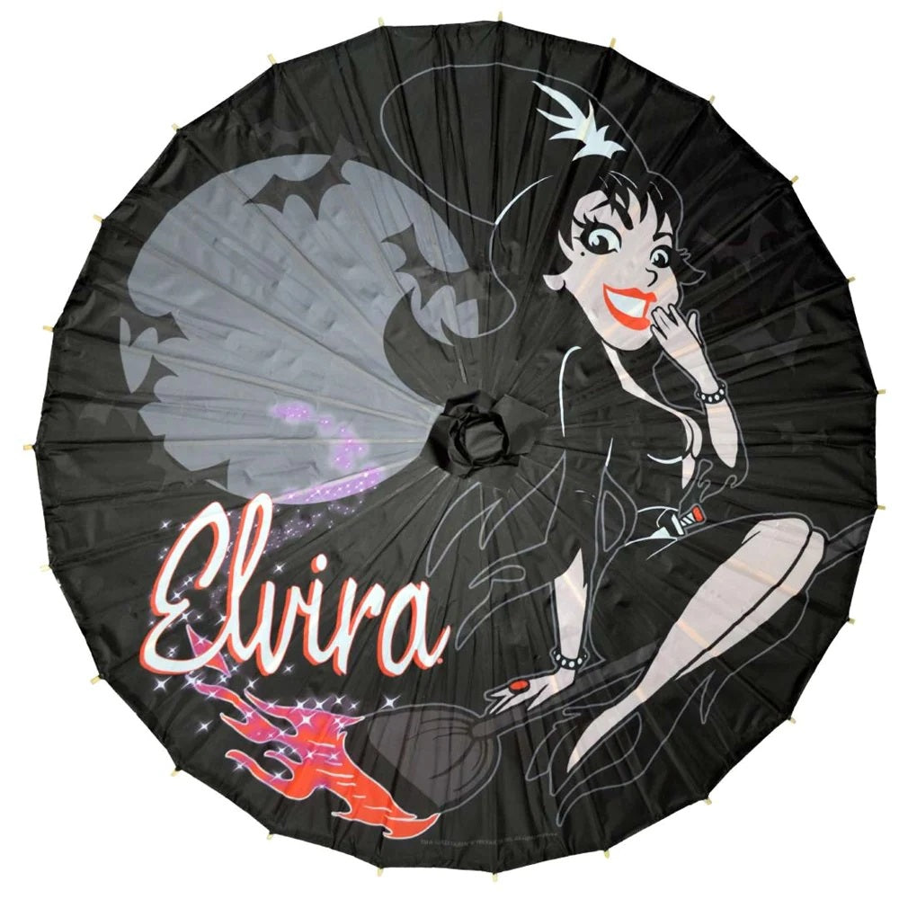 Elvira Bewitched Fabric Parasol