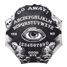 Load image into Gallery viewer, Go Away Ouija Skull Handle Umbrella
