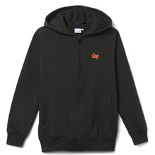 Load image into Gallery viewer, Hello Kitty Black French Terry Track Hoodie
