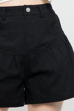 Load image into Gallery viewer, Black High Waist Wide Leg Shorts
