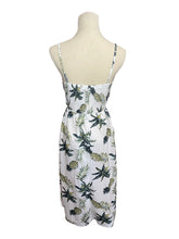 Load image into Gallery viewer, Ivory Pineapple Print Button Down Sun Dress
