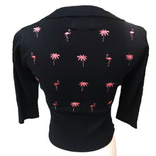 Load image into Gallery viewer, Flamingo Short Sleeve Cardigan
