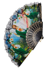 Load image into Gallery viewer, Religious Lace Trim Hand Fan- More Styles Available!
