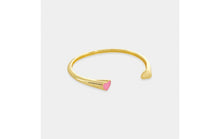 Load image into Gallery viewer, Enamel Heart Open Bangle Bracelet- More Styles Available!

