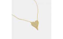 Load image into Gallery viewer, Dainty Heart with Micro Pave Stones Necklace- More Styles Available!
