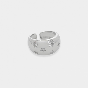 Starry Sky Crystal Embellished Adjustable Band Ring- More Styles Available!