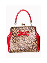 Load image into Gallery viewer, Cheetahlicious Bow Kisslock Purse
