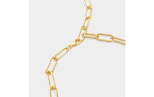 Load image into Gallery viewer, Moon and Starburst Locket on Paperclip Chain
