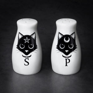 Black Cats: Salt and Pepper Shaker Set