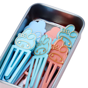 My Melody Paper Clip and Tin Holder Stationary Set