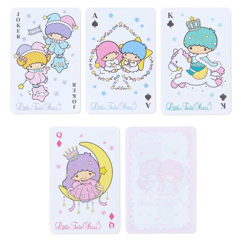 Little Twin Stars Playing Card Style Memo Pad with Case