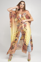 Load image into Gallery viewer, Mauve Ombre Softness Blooms Kimono
