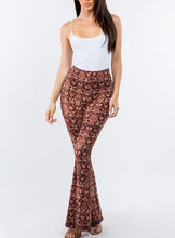 Load image into Gallery viewer, Baroque Burgundy Flared Long Pants
