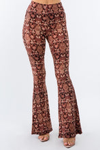 Load image into Gallery viewer, Baroque Burgundy Flared Long Pants
