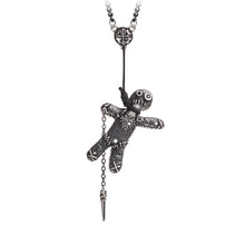 Load image into Gallery viewer, Voodoo Doll Pendant Necklace
