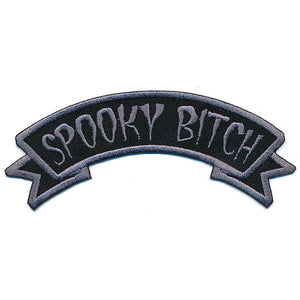 "Spooky Bitch" Rocker Patch