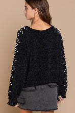 Load image into Gallery viewer, Augustine Pearl Sewn Sweater Top
