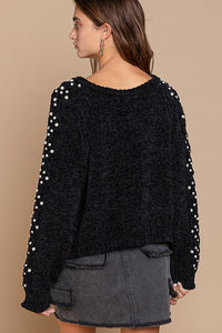 Augustine Pearl Sewn Sweater Top
