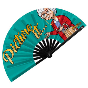 "Picture It..." Golden Girls Xtra Large Hand Fan